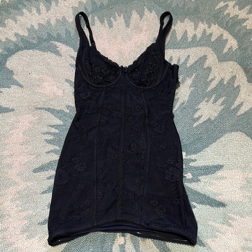 Balenciaga Lace Mini Corset Dress-SEEN ON DUA LIPA - Picture 7 of 16